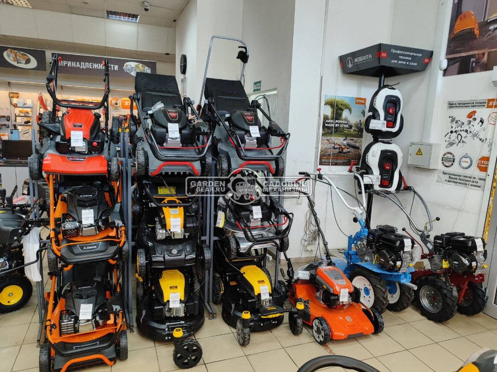 Газонокосилки Зимани стенд Газонокосилки Зимани стенд