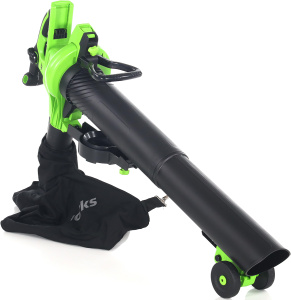 Пылесос - воздуходувка аккумуляторная Greenworks GD40BVII без АКБ и ЗУ, 2406907 Пылесос - воздуходувка аккумуляторная Greenworks GD40BVII без АКБ и ЗУ, 2406907