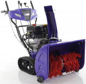 Снегоуборщик MasterYard MV 23528RET гусеничный (PRC, 71 см, MasterYard, 375 см3, эл/стартер 220В, фара, скорости 6/2, 118 кг)