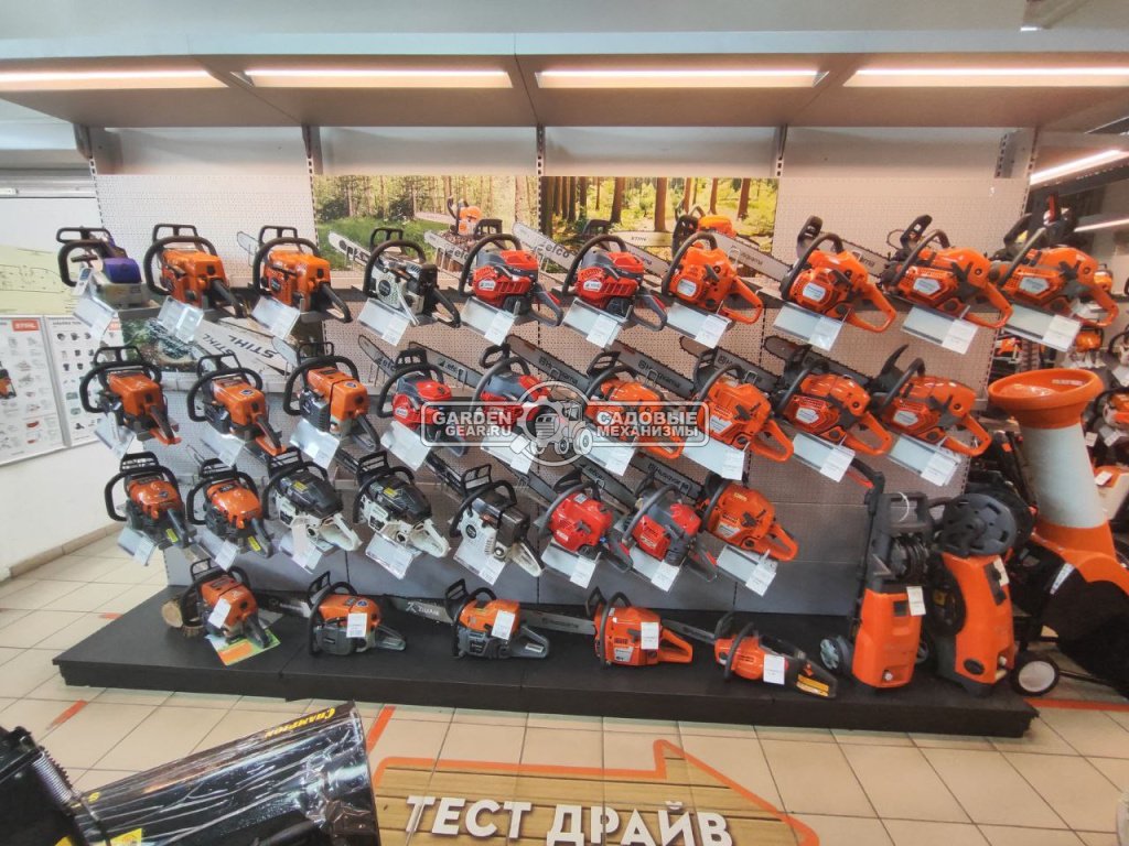 Бензопилы Хускварна стенд Бензопилы Хускварна стенд