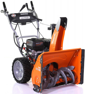 Снегоуборщик Daewoo DAST 7565 (PRC, 65 см., Daewoo, 220 куб.см., скорости 4/1, колеса EX-ICE, запуск от аккумулятора 21В, фара, 67 кг) Снегоуборщик Daewoo DAST 7565 (PRC, 65 см., Daewoo, 220 куб.см., скорости 4/1, колеса EX-ICE, запуск от аккумулятора 21В, фара, 67 кг)